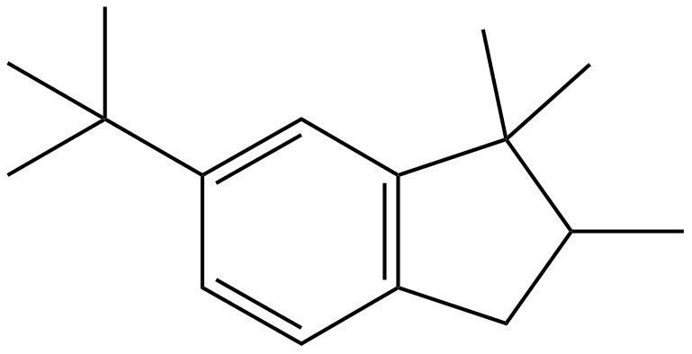 Image of 6-(1,1-dimethylethyl)-1,1,2-trimethylindan