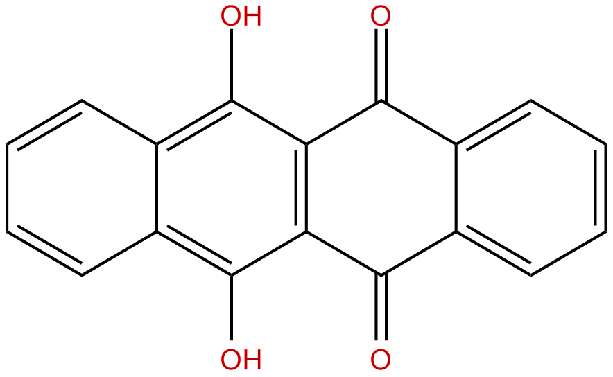 Image of 6,11-dihydroxy-5,12-naphthacenedione