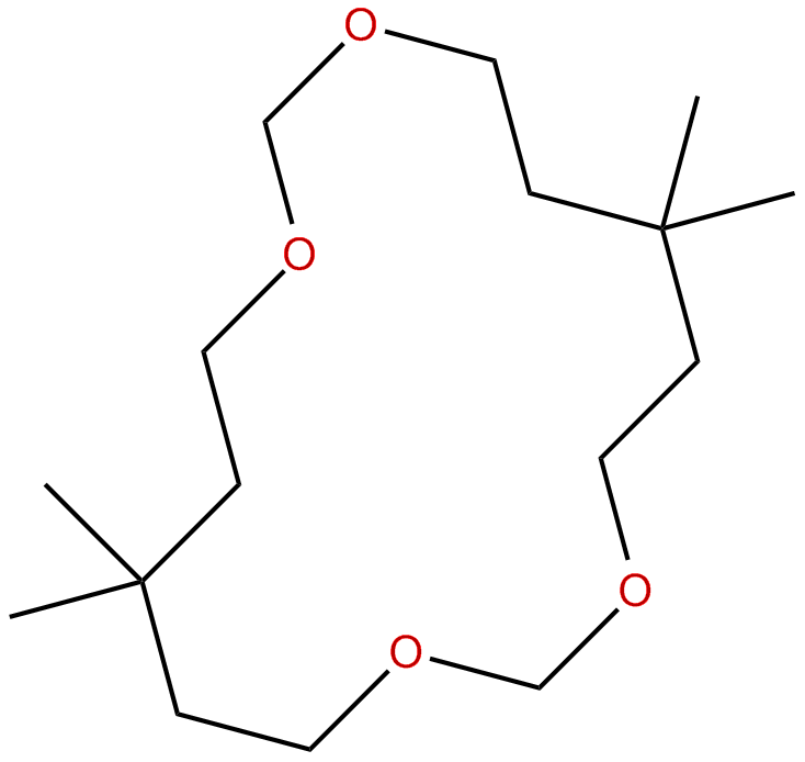 Image of 6,6,14,14-tetramethyl-1,3,9,11-tetraoxacyclohexadecane