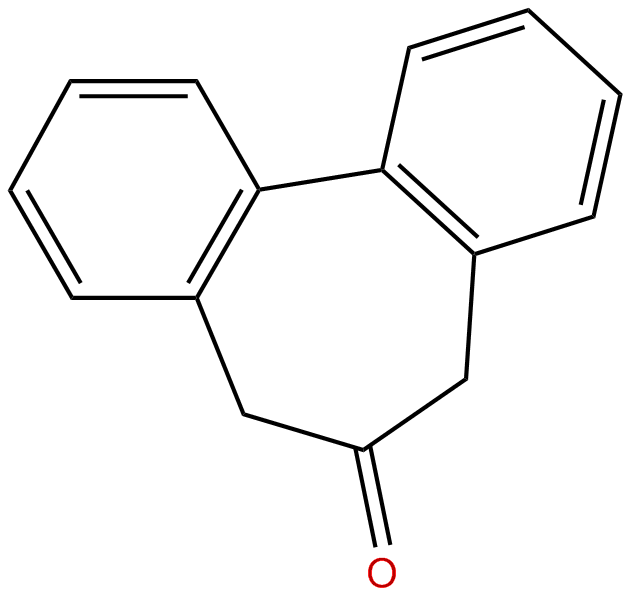 Image of 6H-Dibenzo(a,c)cyclohepten-6-one, 5,7-dihydro-