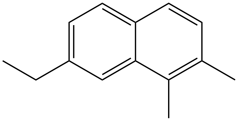 Image of 7-ethyl-1,2-dimethylnaphthalene