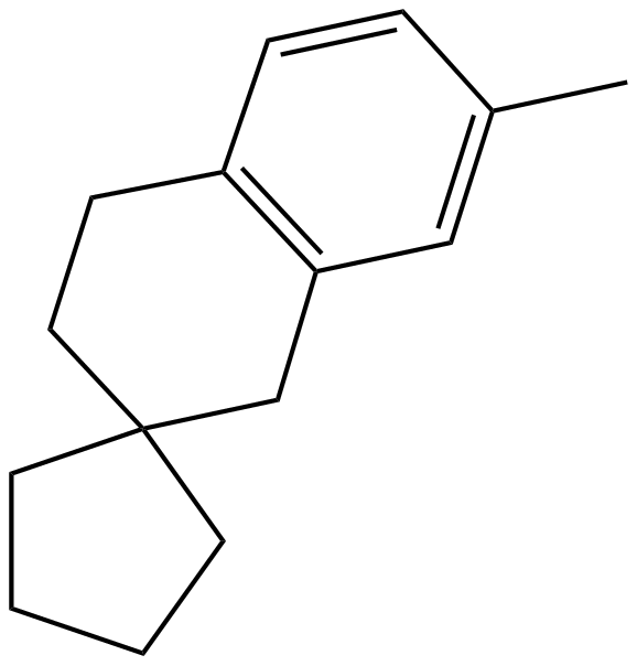 Image of 7-methyl-1,2,3,4-tetrahydronaphthalene-2,2-spiropentane