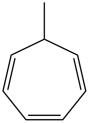 Image of 7-methyl-1,3,5-cycloheptatriene