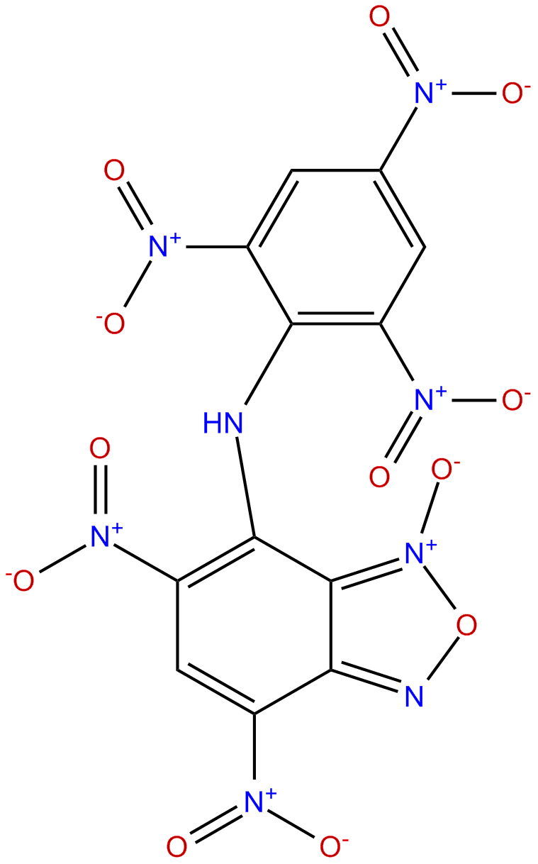 Image of 7-(2,4,6-trinitro-1-iminophenyl)-4,6-dinitrobenzofuroxan