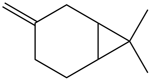 Image of 7,7-dimethyl-3-methylenebicyclo[4.1.0]heptane