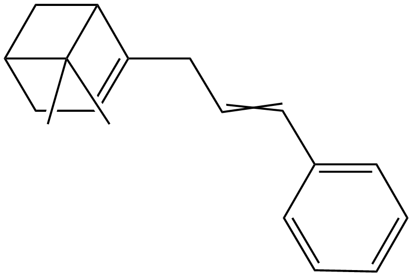 Image of 7,7-dimethyl-4-(3-phenyl-2-propenyl)bicyclo[3.1.1]-3-heptene