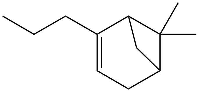 Image of 7,7-dimethyo-2-propyl-bicyclo[3.1.1]-2-heptene