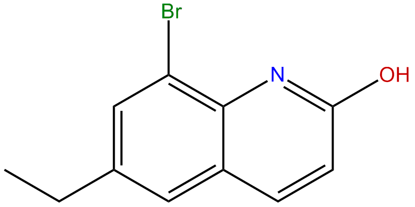 Image of 8-bromo-6-ethyl-2-hydroxyquinoline