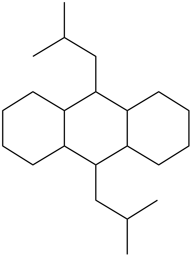 Image of 9,10-bis(2-methylpropyl)perhydroanthracene