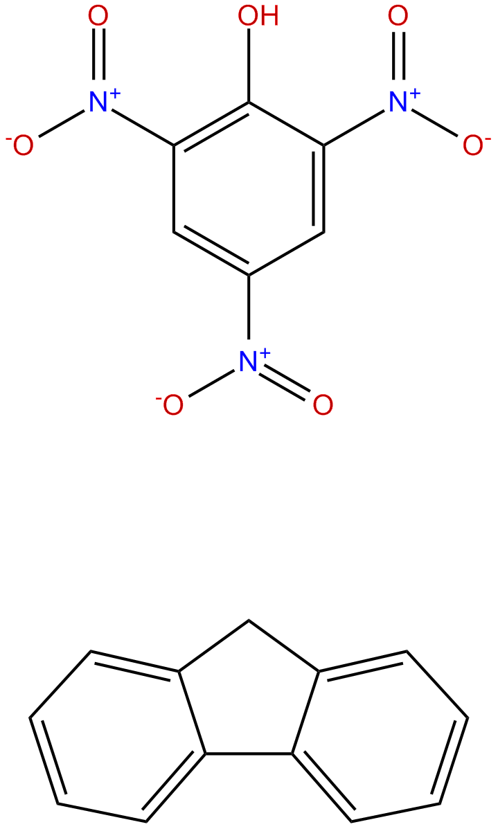 Image of 9H-fluorene, compd. with 2,4,6-trinitrophenol(1:1)