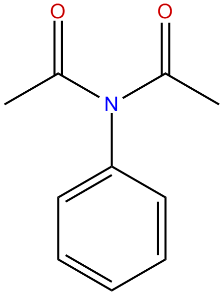 Image of acetamide, N-acetyl-N-phenyl-