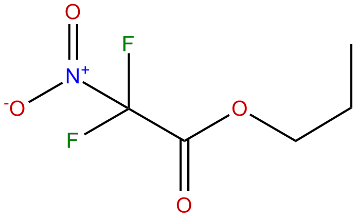 Image of acetic acid, difluoronitro-, propyl ester