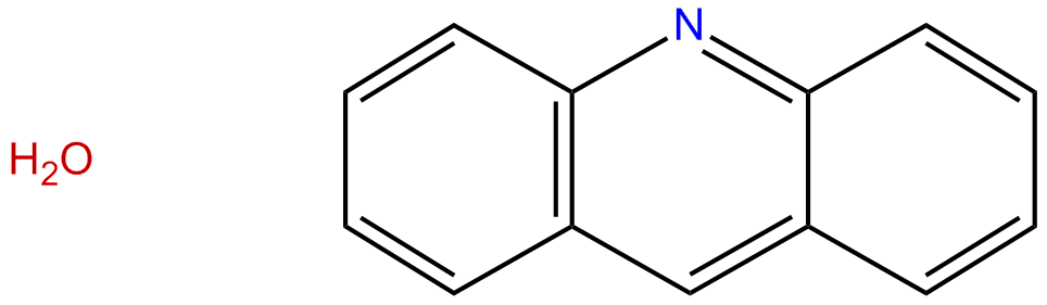 Image of acridine monohydrate