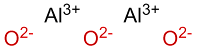 Image of aluminum oxide (Al2O3)