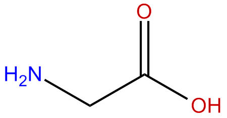 Image of aminoethanoic acid