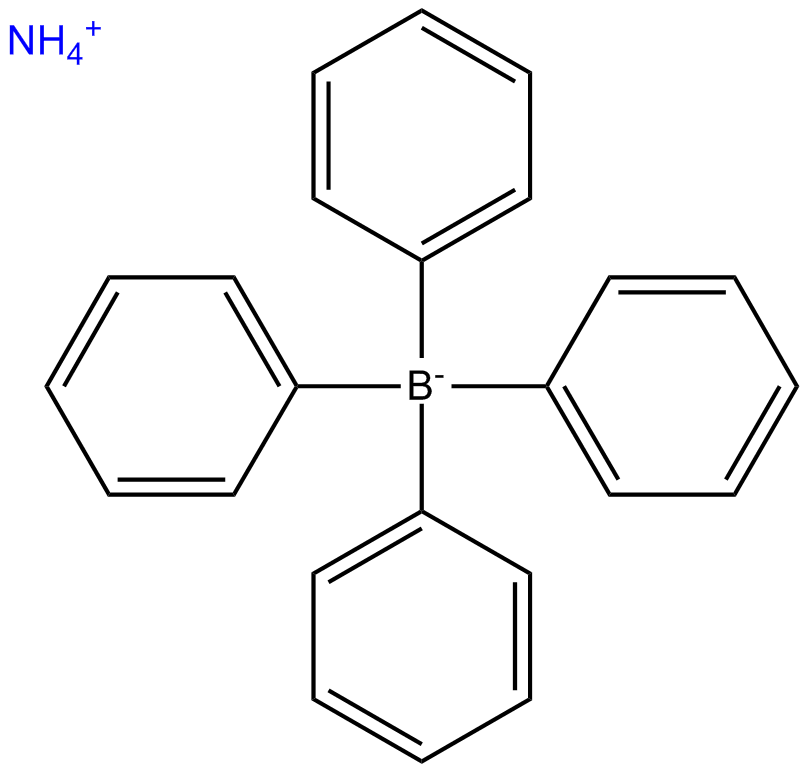 Image of ammonium tetraphenyl boron