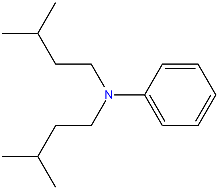 Image of aniline, N,N-bis(3-methylbutyl)-