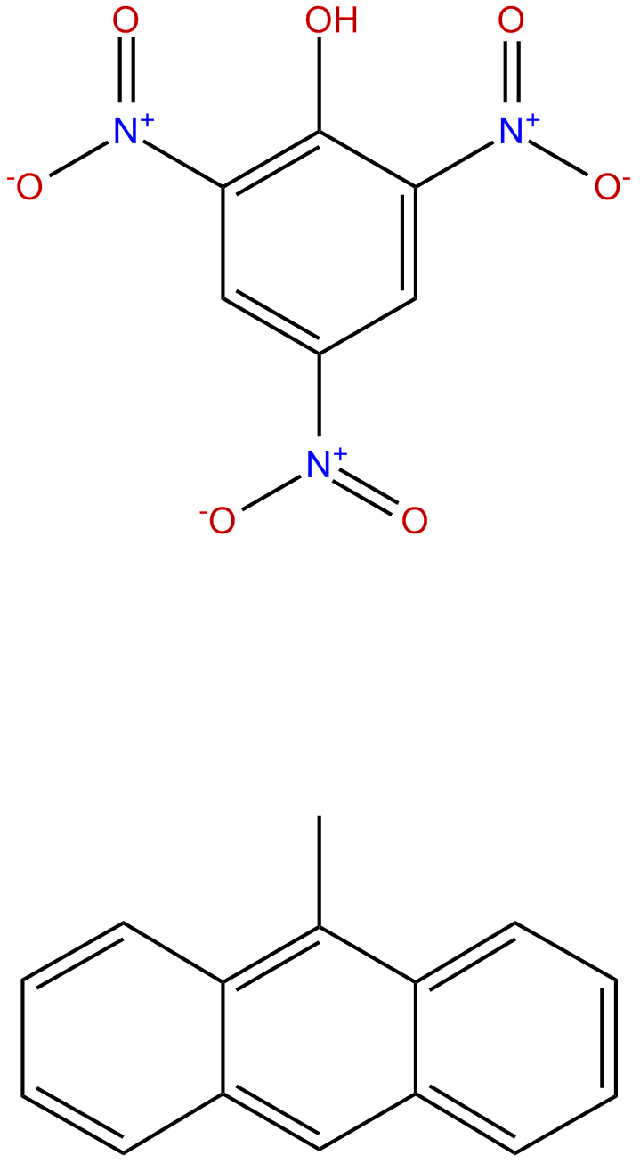 Image of anthracene, 9-methyl-, compd. with 2,4,6-trinitrophenol(1:1)