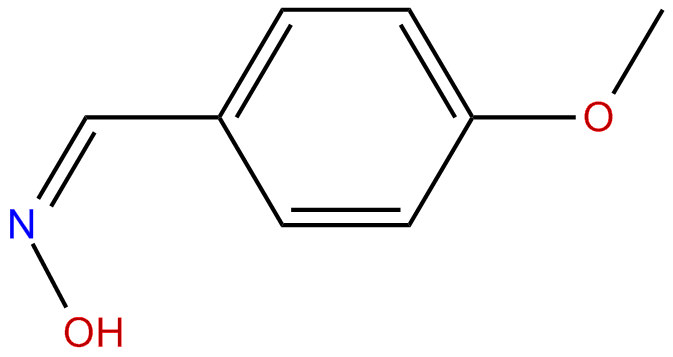 Image of benzaldehyde, 4-methoxy-, oxime, (Z)-