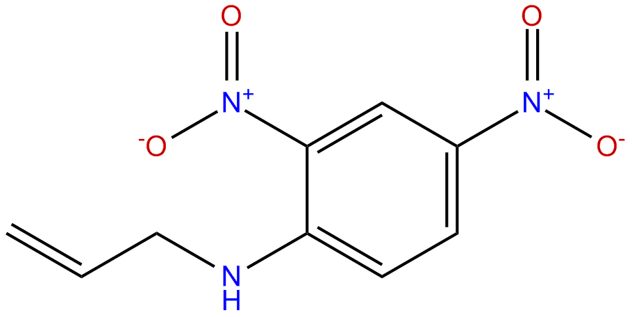 Image of benzenamine, 2,4-dinitro-N-2-propenyl-