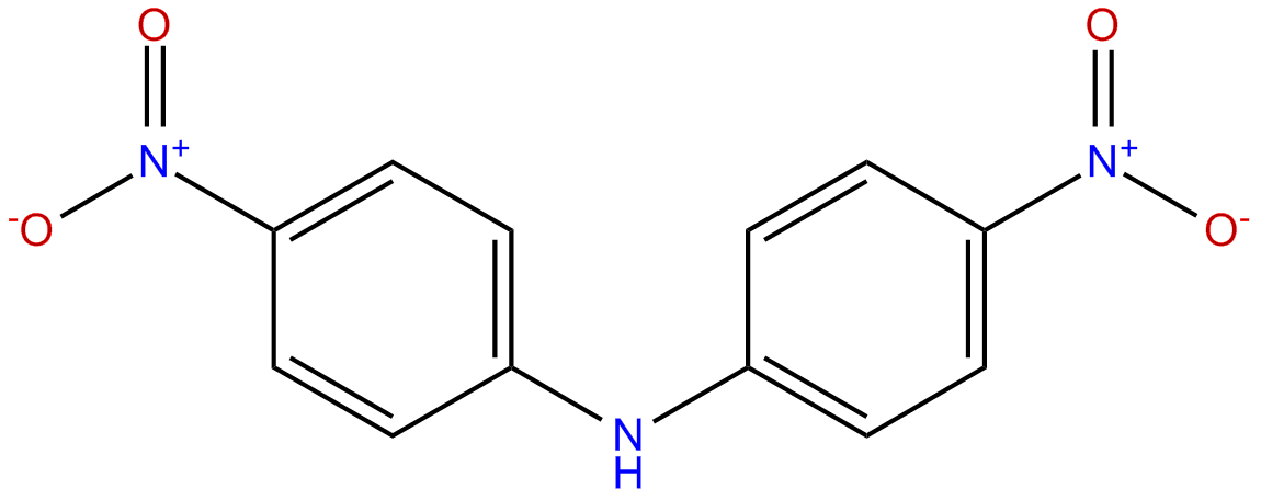 Image of benzenamine, 4-nitro-N-(4-nitrophenyl)-