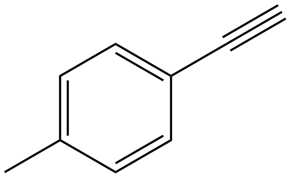 Image of benzene, 1-ethynyl-4-methyl-