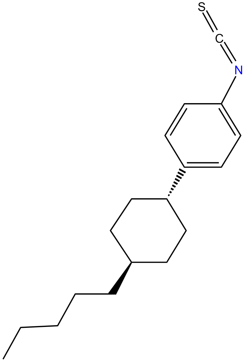 Image of Benzene, 1-isothiocyanato-4-(trans-4-pentylcyclohexyl)-