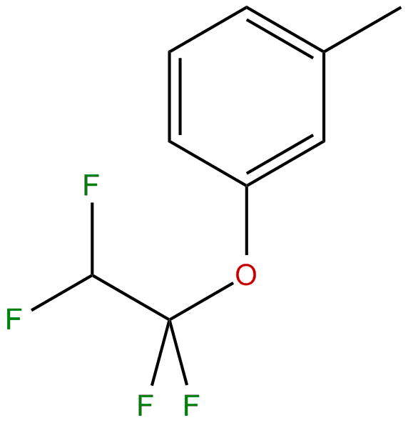 Image of Benzene, 1-methyl-3-(1,1,2,2-tetrafluoroethoxy)-