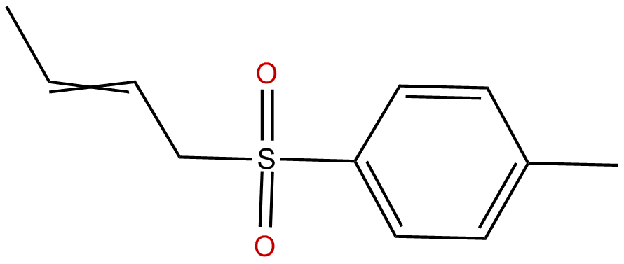 Image of benzene, 1-(2-butenylsulfonyl)-4-methyl-