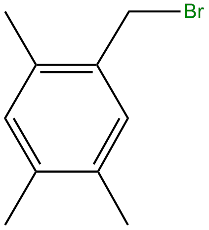 Image of benzene, 1-(bromomethyl)-2,4,5-trimethyl-