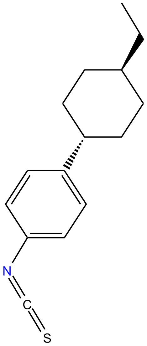 Image of Benzene, 1-(trans-4-ethylcyclohexyl)-4-isothiocyanato-