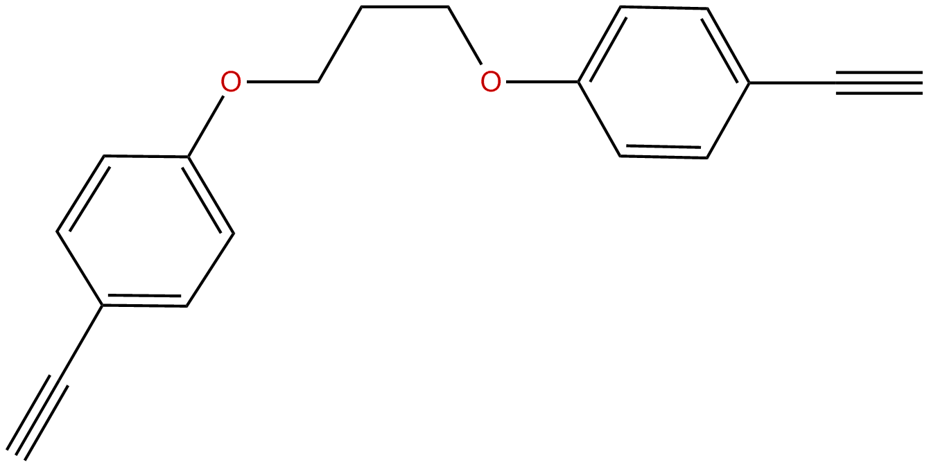 Image of Benzene, 1,1'-[1,3-propanediylbis(oxy)]bis*4-ethynyl-