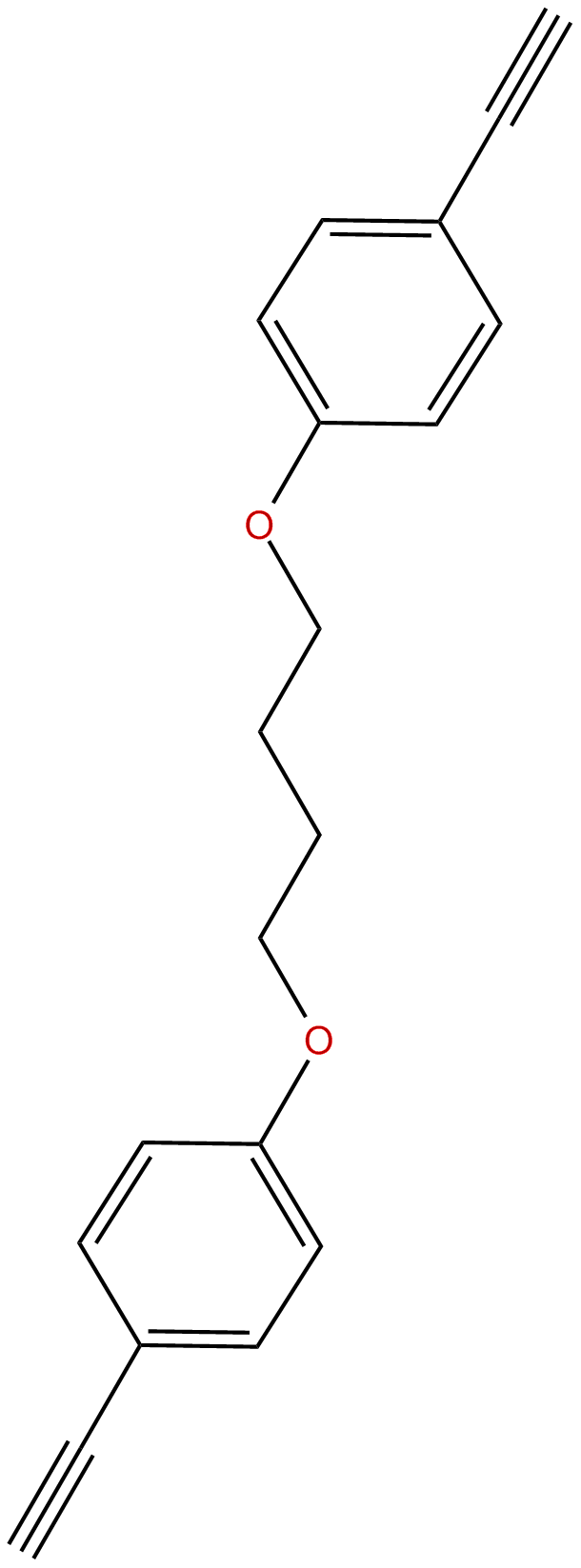 Image of Benzene, 1,1'-[1,4-butanediylbis(oxy)]bis*4-ethynyl-