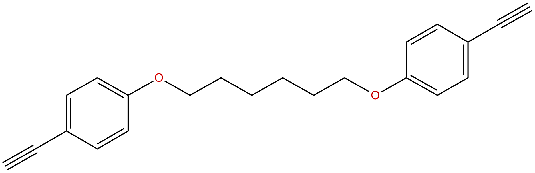 Image of Benzene, 1,1'-[1,6-hexanediylbis(oxy)]bis*4-ethynyl-