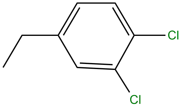 Image of benzene, 1,2-dichloro-4-ethyl-