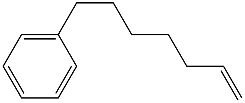 Image of benzene, 6-heptenyl-