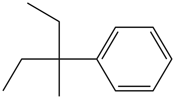Image of benzene, (1-ethyl-1-methylpropyl)-