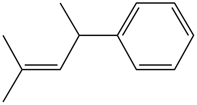 Image of benzene, (1,3-dimethyl-2-butenyl)-