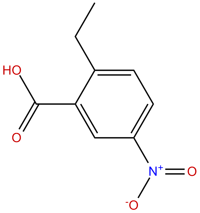 Image of benzoic acid, 2-ethyl-5-nitro-