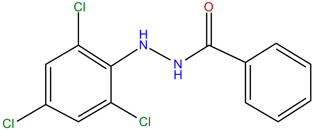 Image of benzoic acid, 2-(2,4,6-trichlorophenyl)hydrazide