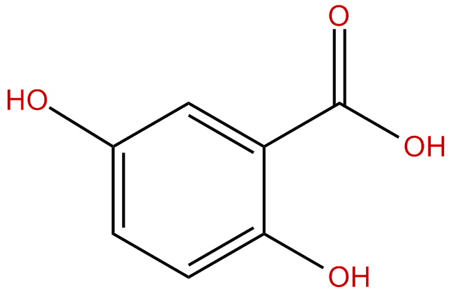 Image of benzoic acid, 2,5-dihydroxy-