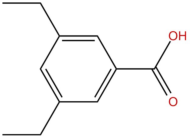 Image of benzoic acid, 3,5-diethyl-
