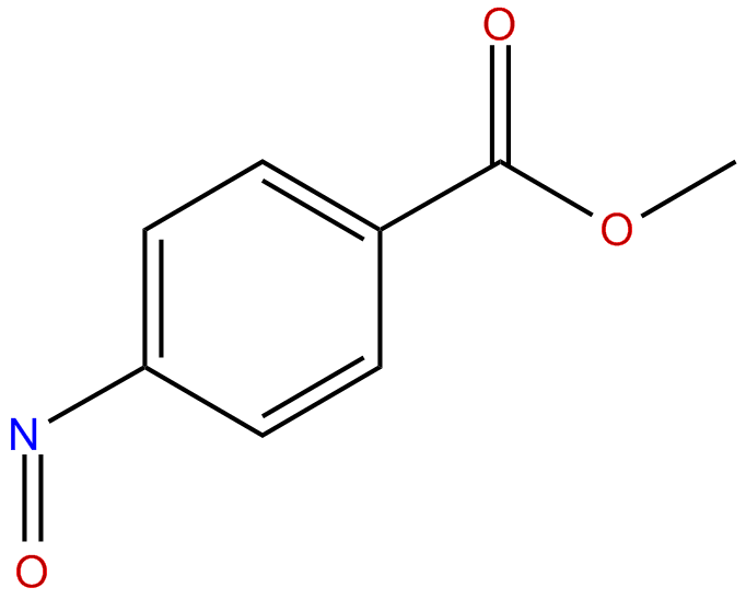 Image of benzoic acid, 4-nitroso-, methyl ester