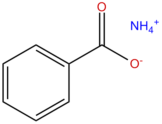 Image of benzoic acid ammonium salt