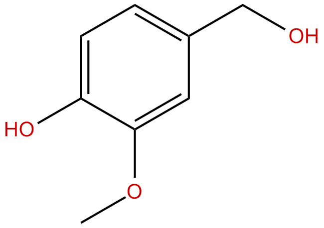 Image of benzyl alcohol, 4-hydroxy-3-methoxy-