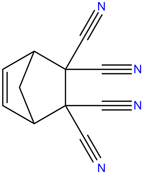 Image of Bicyclo(2.2.1)hept-5-ene-2,2,3,3-tetracarbonitrile