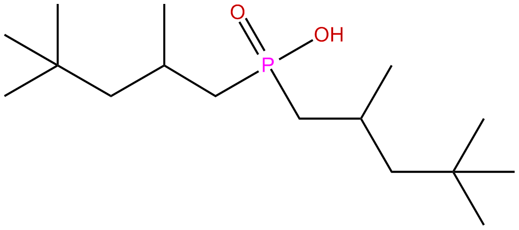 Image of bis-(2,4,4-trimethylpentyl) phosphinic acid