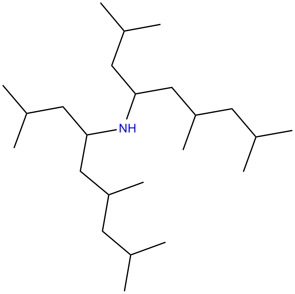 Image of bis(1-isobutyl-3,5-dimethylhexyl)amine