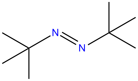 Image of bis(1,1-dimethylethyl)diazene