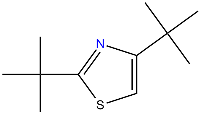 Image of bis(1,1-dimethylethyl)thiazole